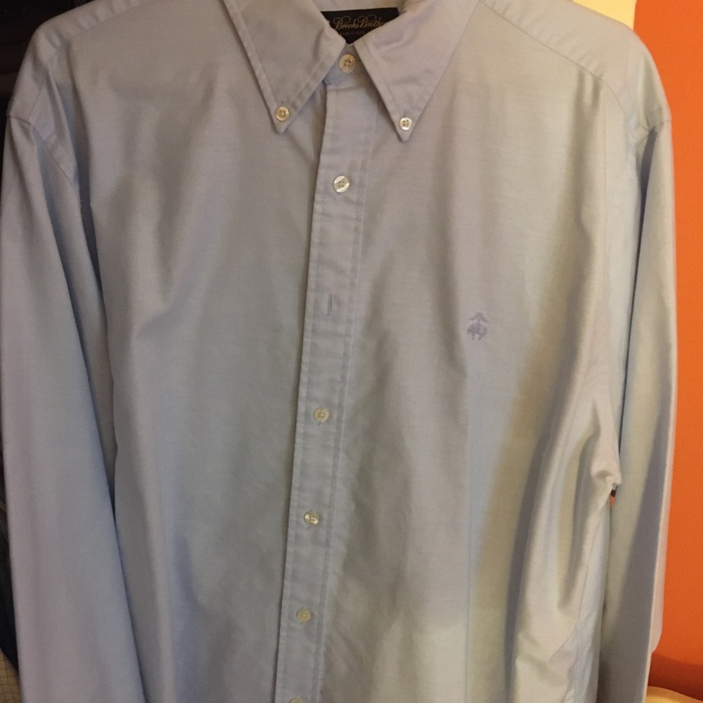 Men’s Brooks Brothers large men’s dress shirt blue